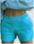 Summer Blue Shorts Women Casual Elastic Waist Pants Simple  Temperament Hot Shorts