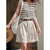 Summer Korea Style Lazy Linen Curled Bermuda Shorts Wide Leg Loose Slim Casual Hot Pants For Women