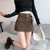 Designer Fake Two-piece Skirts Shorts Women Autumn and Winter High-waisted Y2K A-line Belt Shorts Women's Outwear Cargo Shorts