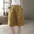 Summer Cotton Linen Shorts for Women High Waist Short Pants Casual Wide Leg Pants Women's Shorts Female Loose Mid Short Pants