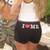 Y2K Aesthetic I LOVE ME Letter Print Short Harajuku Wide Leg Pant Drawstring Elastic Waist Bikers Sport Short Goth Women Clothes