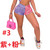 Euro-American new sexy slim-fit shorts pattern printed fashion casual hip-lifting yoga pants for women