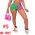 Euro-American new sexy slim-fit shorts pattern printed fashion casual hip-lifting yoga pants for women