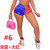 Euro-American new sexy slim-fit shorts pattern printed fashion casual hip-lifting yoga pants for women
