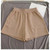Summer Solid Color Short Pants Wide Leg Shorts Black/Pink/Light Blue/Yellow High Waist Loose Hot Pants Bottoms Sports Pants