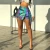 Womens Metallic Cargo Skorts Utility Asymmetrical Slit High Waist Faux Leather PU Shorts Stretchy Pockets Shiny  Skirts
