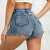 2026 Summern New Jean Shorts for Women Sexy Hole High Waist Stretch Denim Short Ropa Mujer