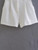 Willshela Women Fashion White Pleated Front Zipper Shorts Vintage High Waist Female Chic Lady Shorts