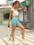 Summer Sexy Gym Shorts Woman Running Outdoors Sport Seamless Shorts Casual