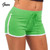Women Cotton Shorts Yoga Short Pants Summer Fast Drying Sports Pants Contrast Binding Side Split Elastic Waist Casual Shorts