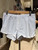 Blue Stripes Cute Shorts Woman Summer Lace Trim Buttons Elastic High Waist Straight Short Pants Sweet Casual Y2k Girl Underwear
