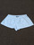 Blue Stripes Cute Shorts Woman Summer Lace Trim Buttons Elastic High Waist Straight Short Pants Sweet Casual Y2k Girl Underwear