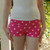 Y2k Dot/Stripe Print Ruched Bodycon Micro Short Pants Coquette Low Rise Fold Over Shorts Women Summer Going Out Lounge Shorts