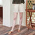 Women's High Waist Cotton Linen Shorts 2025 Casual Summer Solid Elastic Harajuku Blue Streetwear Calças Femininas