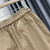 Button Summer Solid Color Elastic High Waisted Pockets Casual Summer Women's Clothing Straight Knee Pants Commute Korean Shorts