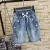 Large Size Women Fat MM Summer Students Denim Shorts Female Five Points Wide Leg Harem Trousers MZ1573