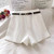 Elegant High Waist Suit Shorts Women's Spring Summer Casual Pants Outerwear Wide Leg A- Line Pants Slimming Drapey