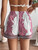 Women's Boho Bandana Print High Waist Skort - Casual Wrap Front Asymmetrical Hem Shorts for Beach Vacation & Summer Daily
