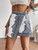 Women's Boho Bandana Print High Waist Skort - Casual Wrap Front Asymmetrical Hem Shorts for Beach Vacation & Summer Daily