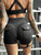 Yoga Shorts For Women Pocket Scrunched Butt Gym Leggings High Waist Push Up Tights Sexy Casual Shorts Fitness Running Exercise