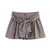 TFMLN Summer Women Bow Decoration Shorts  Elastic Waist Zipper Loose Striped Shorts Ladies Causal Wear 2026 New Streetwear