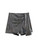 Women's Knotted Sequin Shorts Skirts, High Waist, Side Zipper, Female Skort,Fashion
