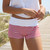 Summer Slim Yoga Shorts Women Casual Solid Color Fold Over Low Waist Lounge Shorts