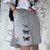 Women Summer print Shorts Solid Wide-leg Knee-length Harajuku Simple Ins Trendy All-match Students Chic skinny plus size Casual