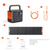 Jackery Explorer 2000v2 Portable Power Station with 200W Solar Panel,Solar Generator for Camping, Hiking, and Outdoor Energy Use