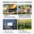 400W Portable Power Station Solar Generator 220V 192Wh LiFePO4 Power Bank for Camping Emergency Energy with Solar Panel Charger