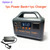 500W Portable Power Station 220V 384Wh Power Bank LiFePO4 Solar Generator For Outdoor Camping Power Supply Home Energy Storage