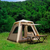 220*220*170CM Portable Easy to Install Inflatable Tent, 4 People Self-standing air Tent Pump, Sun-proof and Waterproof Camping