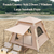 220*220*170CM Portable Easy to Install Inflatable Tent, 4 People Self-standing air Tent Pump, Sun-proof and Waterproof Camping
