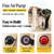 220*220*170CM Portable Easy to Install Inflatable Tent, 4 People Self-standing air Tent Pump, Sun-proof and Waterproof Camping