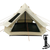 DANCHEL OUTDOOR 4 Seasons Inflatable Camping Tent Luxury Yurt Pop up Tents with Stove Jack for Family Glamping Party 3-4 Person