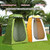 Customized Design Dressing Changing Room-Portable Toilet Tent for Hiking Sun Shelter Picnic Fishing with Frame Pegs Ropes