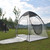 All Weather Portable Clear Bubble Tent for Sports Events PVC Double-Layered with Sealed Floor and Removeable Top Cover