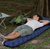 Portable Single Size Air Mattress Travel Bed Sleeping Pad with Pillow for One Person Outdoor Camping Backpacking Logo Custom