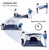 WOQI Factory Price Hot Sale Outdoor Waterproof Windproof Inflatable Luxury  Tent for Camping Glamping