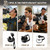 128oz Tactical Water Bottle Set, Stainless Steel Gallon Insulated Water Bottle with Tactical MOLLE Bottle Carrier Sleeve