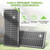 Rvpozwer 12.8V 200W Rigid Solar Panel 18BB N-Type Solar Cells Monocrystalline Silicon Waterproof Solar Panel Camping/Home/RV