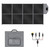New 400W Foldable Solar Panel 40V Portable Solar Charger with MC-4 for Power Station Solar Generator Powerbank Camping Outdoor