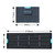 【Best-selling】ECOPLAY 400W Foldable Solar Panel Portable Photovoltaic Charging Power Source for Series Power Stations