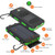 20000mAh Solar Power Bank Portable Fast Charging Type-C Dual USB Ports Light LDE External Battery for Camping Hiking Outdoor