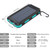 20000mAh Solar Power Bank Portable Fast Charging Type-C Dual USB Ports Light LDE External Battery for Camping Hiking Outdoor