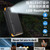 4 Solar Panels Power Bank, 50000mAh Portable Solar External Battery, Solar Power Bank Compatible with IOS Android USB-A USB-C