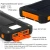 200000mAh Portable Solar Power Bank External Battery Fast Charging Waterproof Powerbank with SOS Flashlight Poverbank for Xiaomi