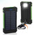 20000mAh high-capacity solar charger USB port external power bank with LED lights for Millet Apple smartphones, etc.