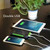20000mAh high-capacity solar charger USB port external power bank with LED lights for Millet Apple smartphones, etc.