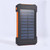 20000mAh high-capacity solar charger USB port external power bank with LED lights for Millet Apple smartphones, etc.